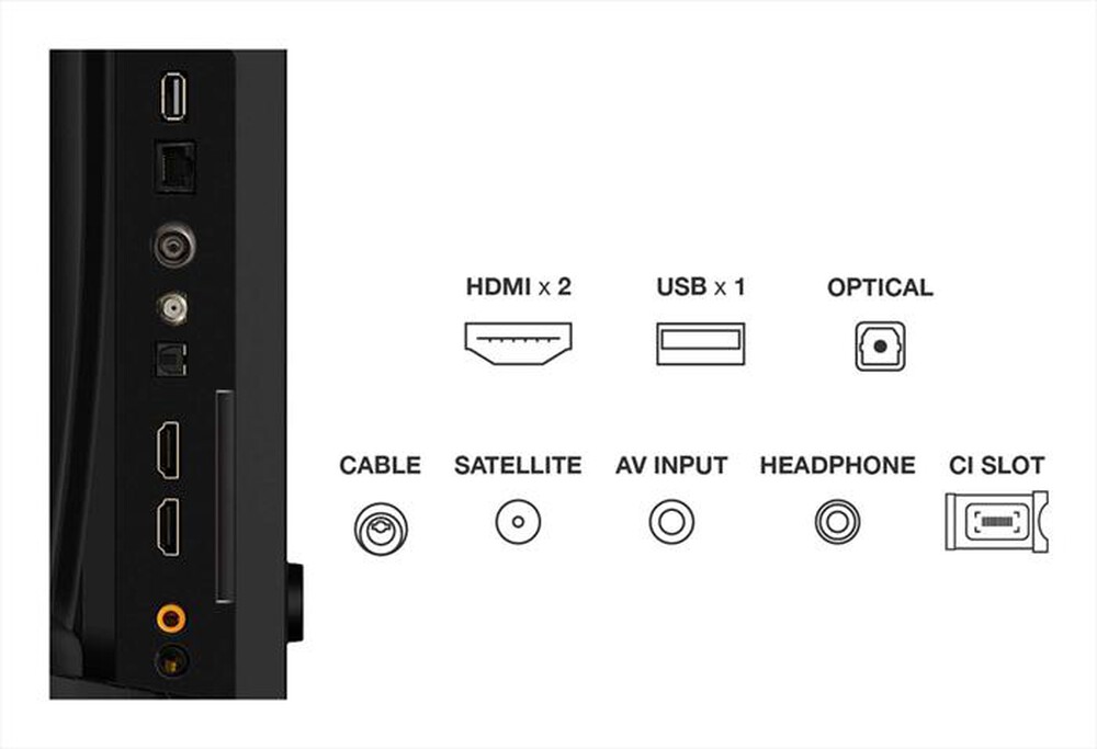 Immagine del prodotto TCL - Smart TV QLED HD READY 32" 32S49K-Nero