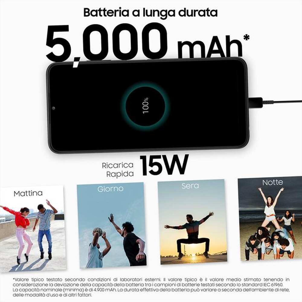 "WIND - 3 - SAMSUNG Galaxy A22 LTE-Black"