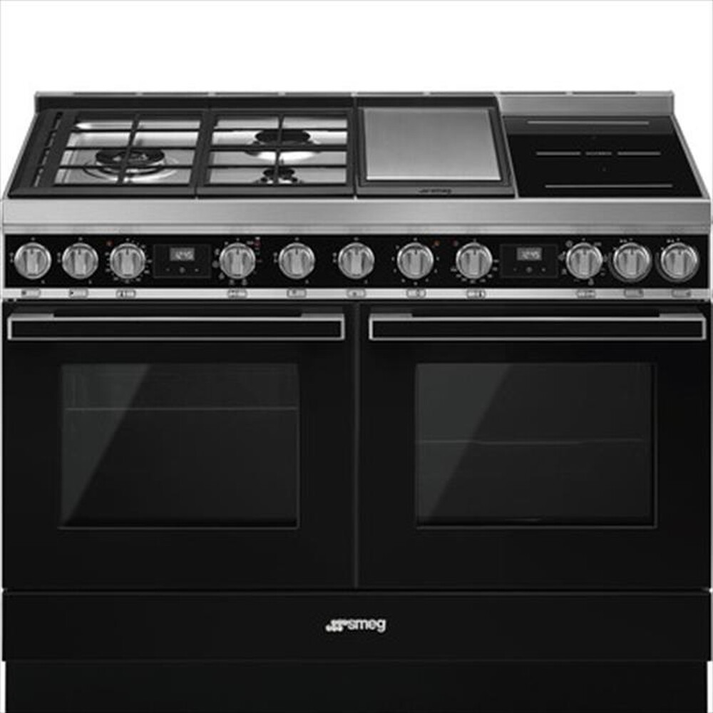 "SMEG - Cucina a gas CPF120IGMPBL Classe A+"