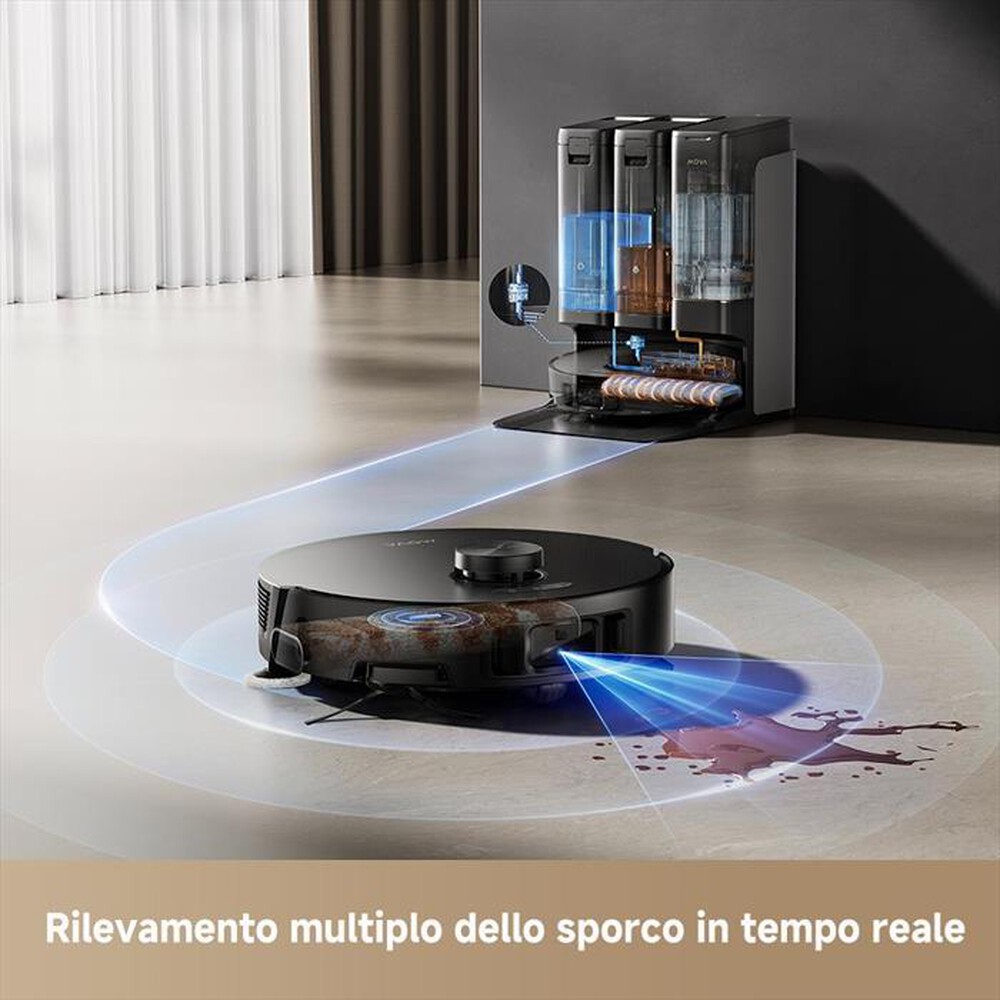 "MOVA - Robot 2in1 con AI Z50VIMULTRA-Nero / Oro"