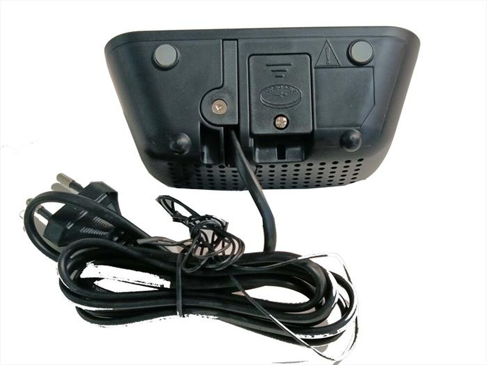 "MAJESTIC - Radio sveglia digitale con doppio allarme RS 166-NERO"