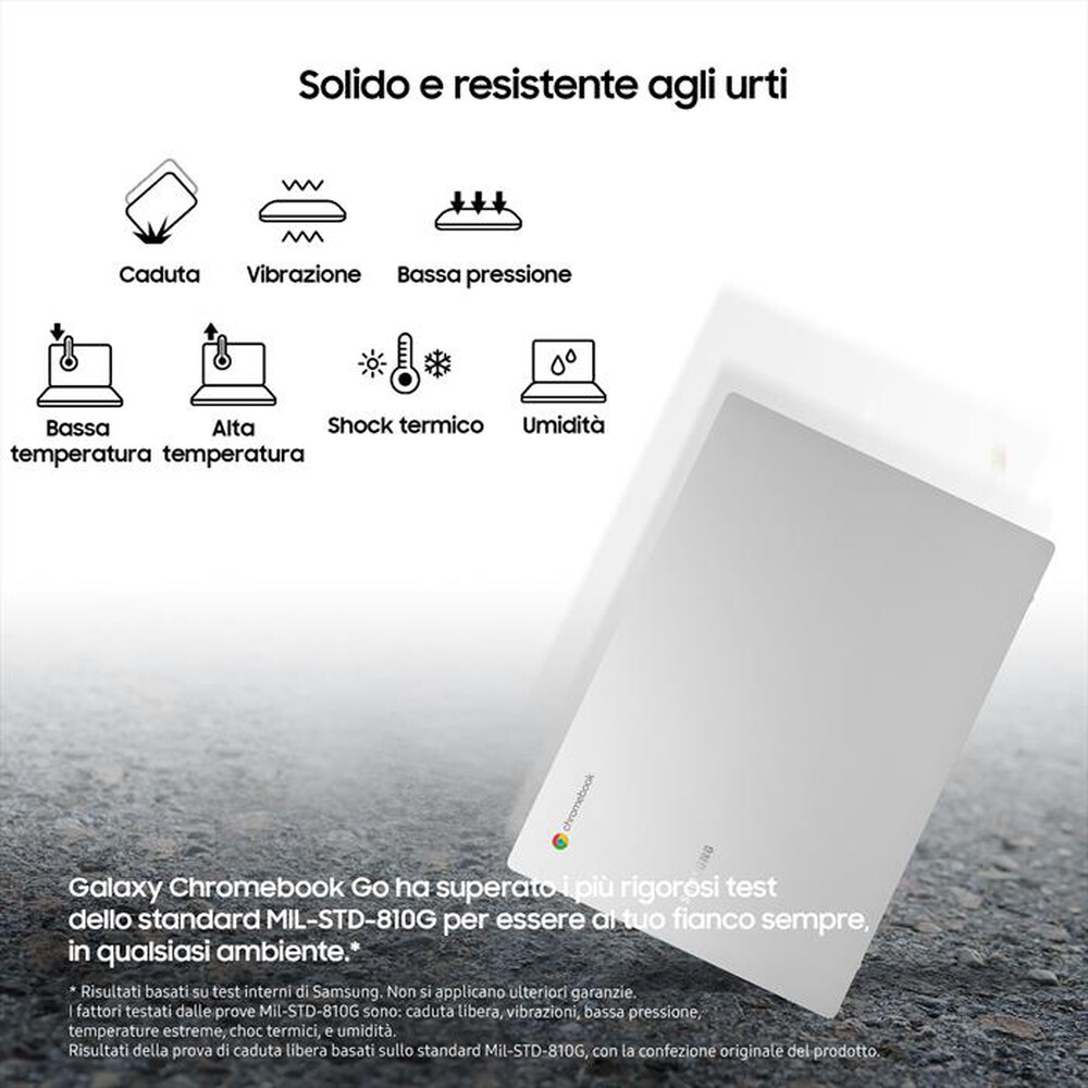 "SAMSUNG - GALAXY CHROMEBOOK GO 14\"-Silver"