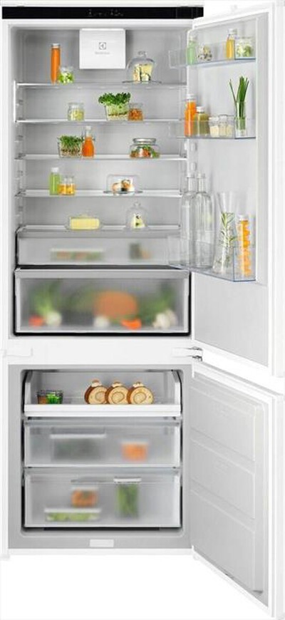 ELECTROLUX - Frigorifero combinato incasso ENA7TE75S Classe E-Bianco