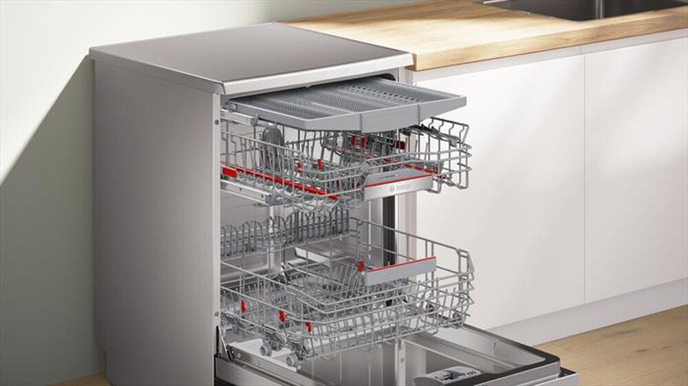 "BOSCH - Lavastoviglie SMS6ECI15E Classe A 14 coperti-Acciaio anti-impronta"