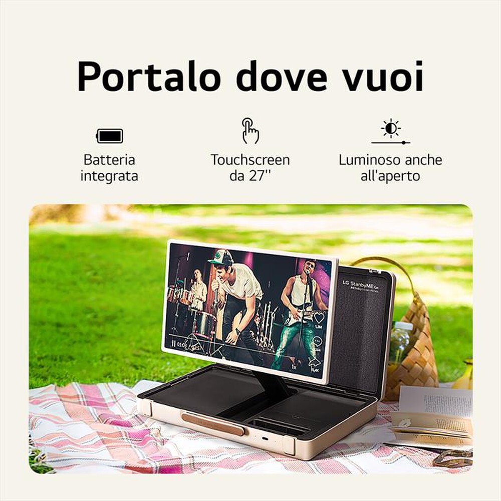 Immagine del prodotto LG - Smart TV LED 27" 27LX5QKNA-Alluminio