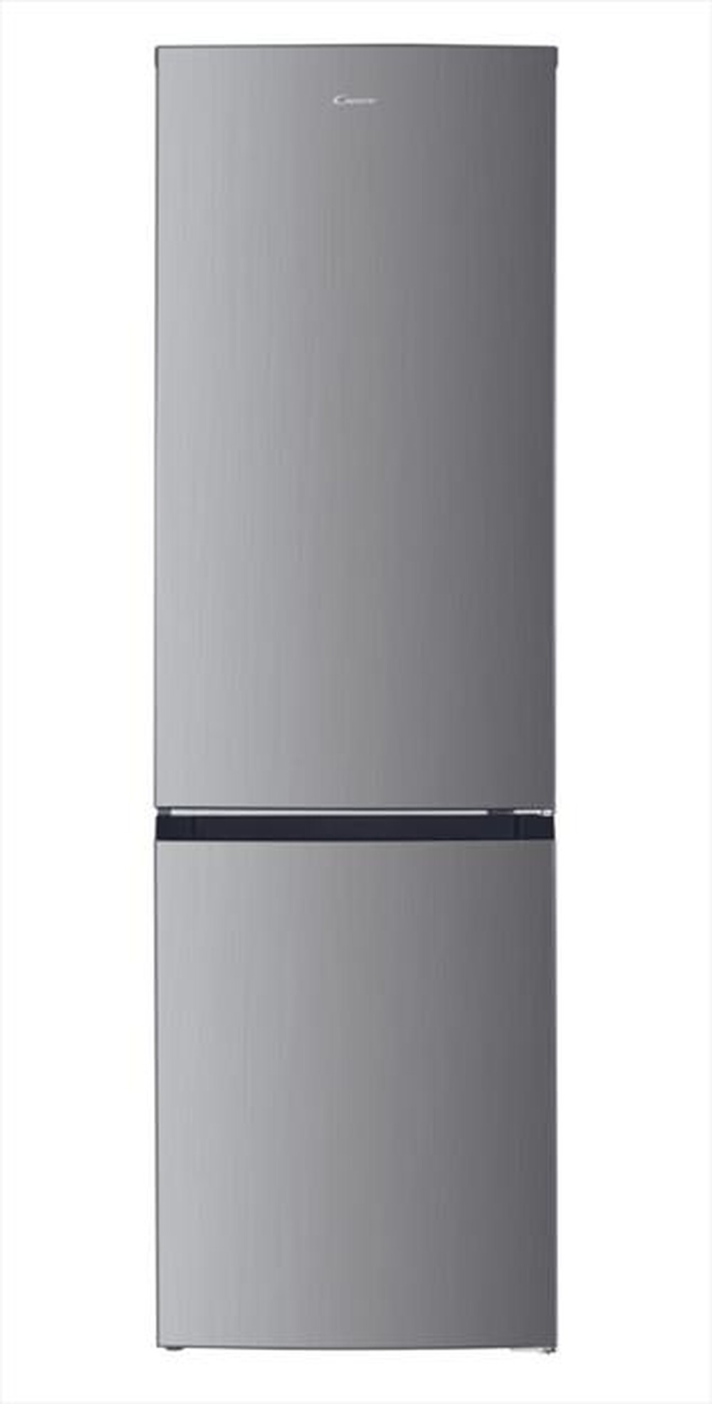 "CANDY - Frigorifero combinato CCH1T518FX Classe F 253 lt-Platino, Stainless steel"