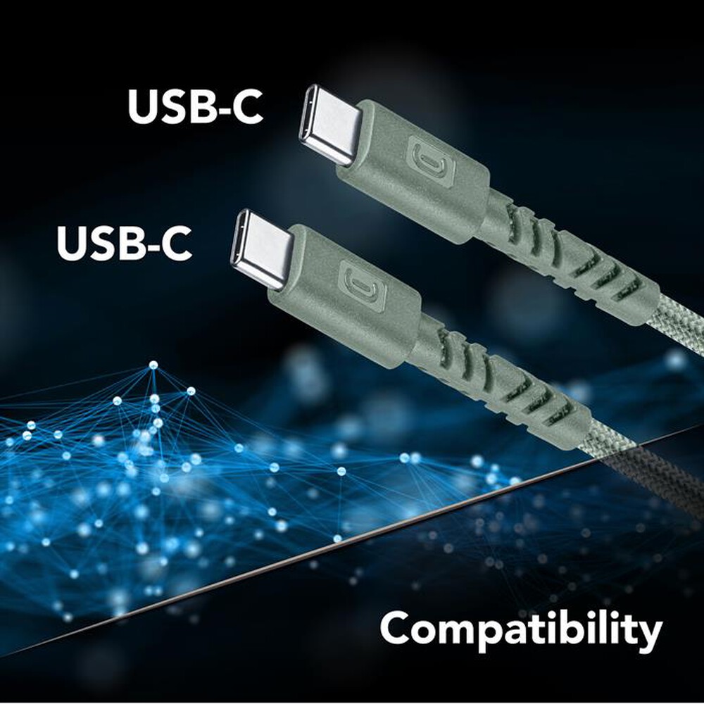 Immagine del prodotto CELLULARLINE - CAVO FLEXY 150CM 100W USB C TO USB C-Verde