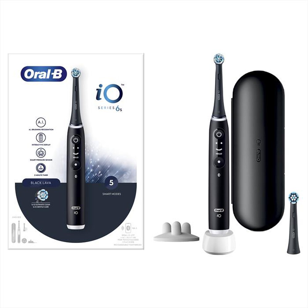 "ORAL-B - Spazzolino elettrico IO6 SERIES-Nero"