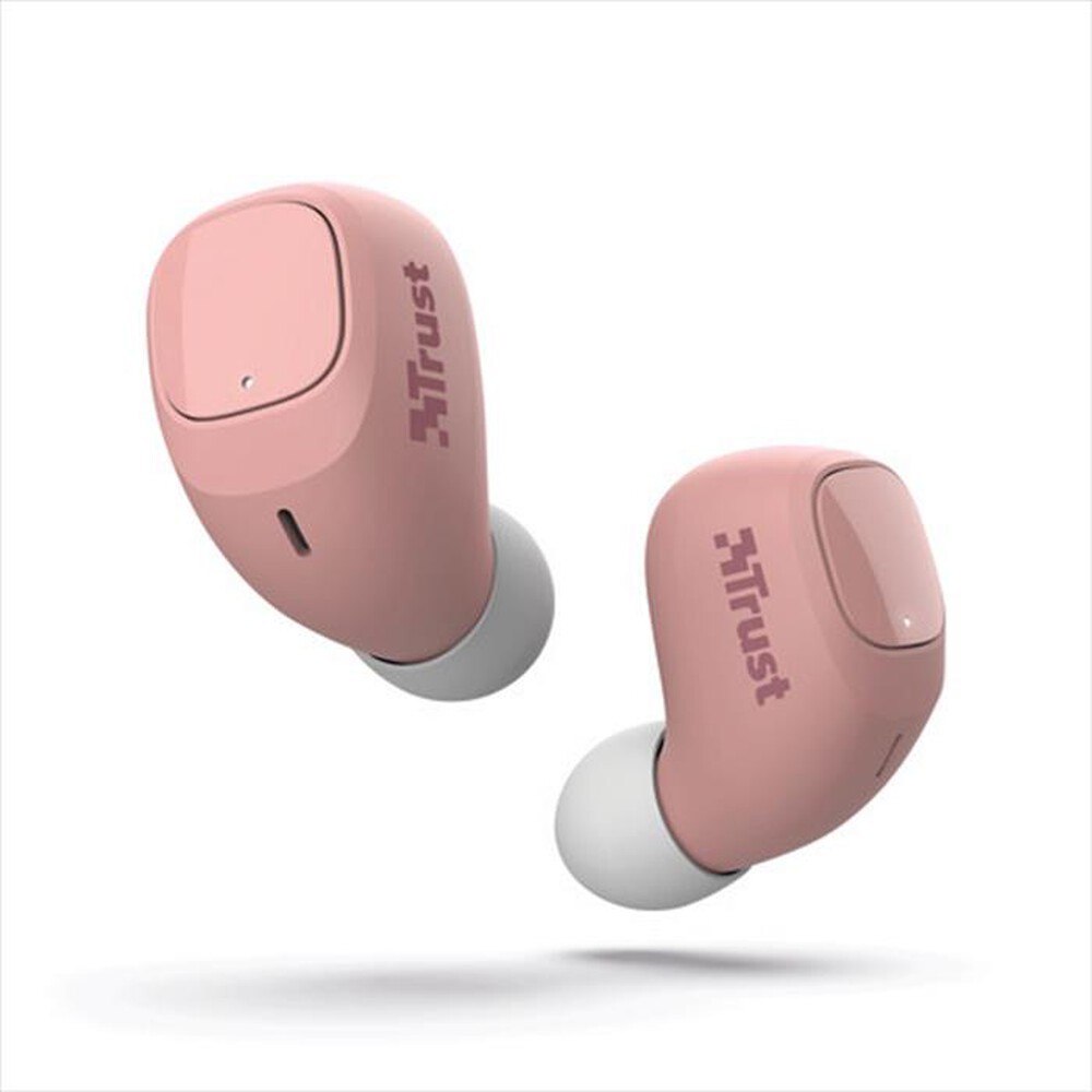 "TRUST - NIKA COMPACT BLUETH EARPHONES PINK-Pink"