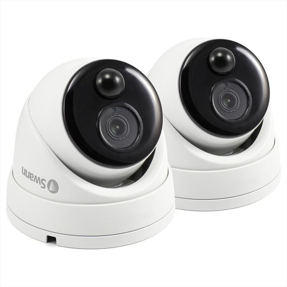 "SWANN - DOME CAMERA 2 PACK FULL HD-White"
