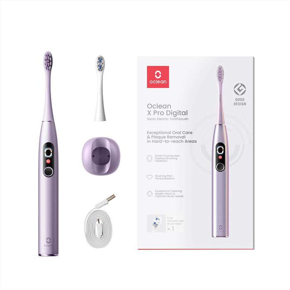 "OCLEAN - Spazzolino elettrico X PRO DIGITAL-Purple"