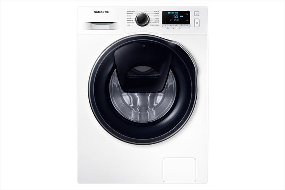 "SAMSUNG - Lavatrice slim WW8NK62E0RW/ET 8 Kg Classe C-Bianco oblò Crystal Gloss Blue"