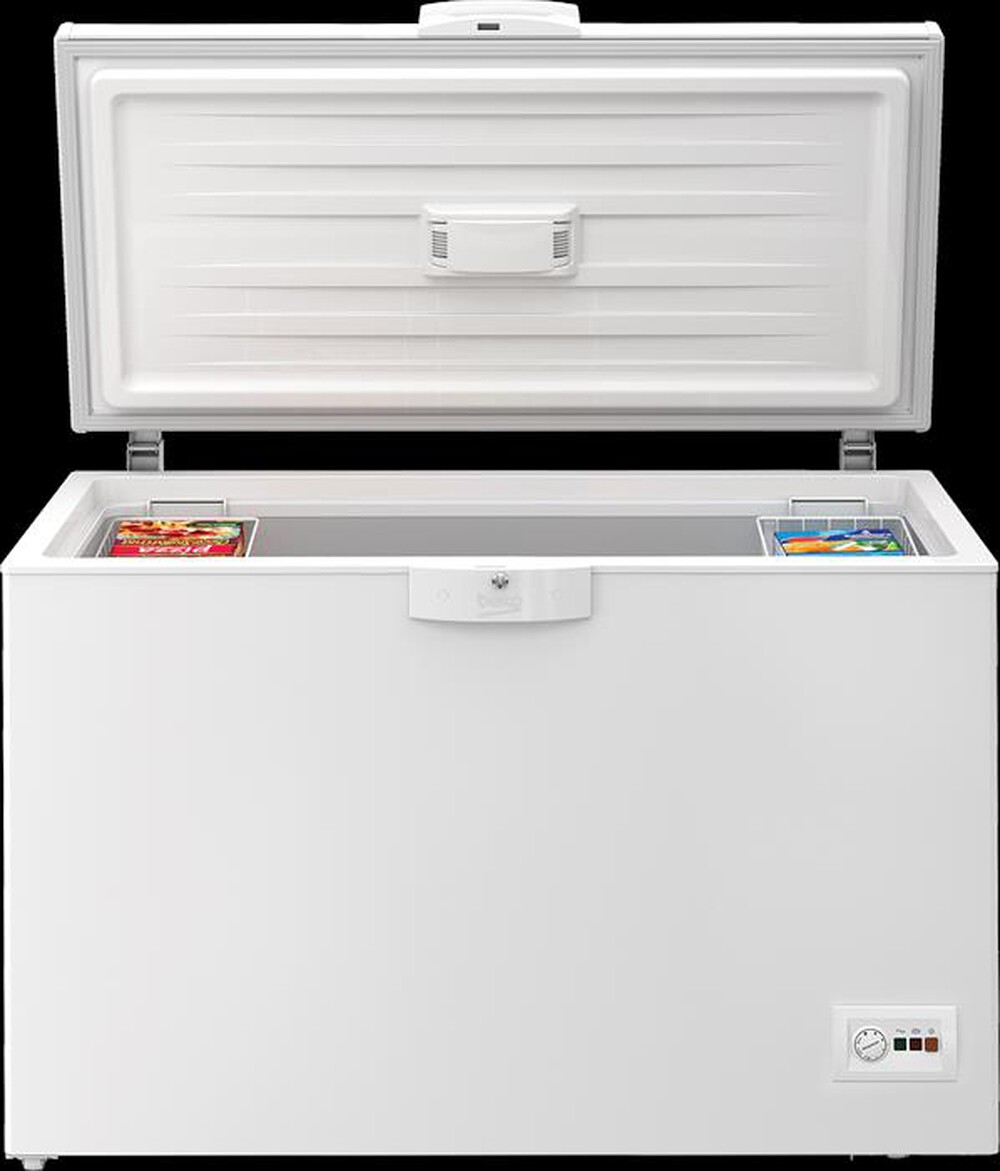 "BEKO - Congelatore orizzontale HSA40530N Classe F 374 lt-Bianco"
