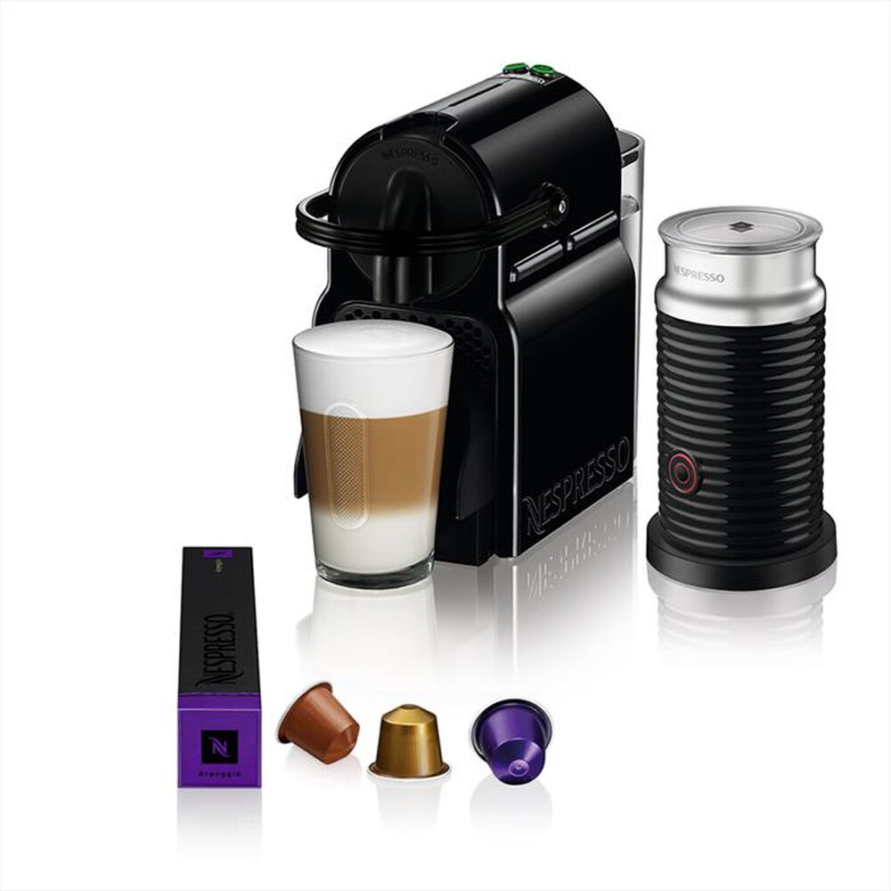 "DE LONGHI - EN80.BAE Inissia & Aeroccino NESPRESSO-Nero"