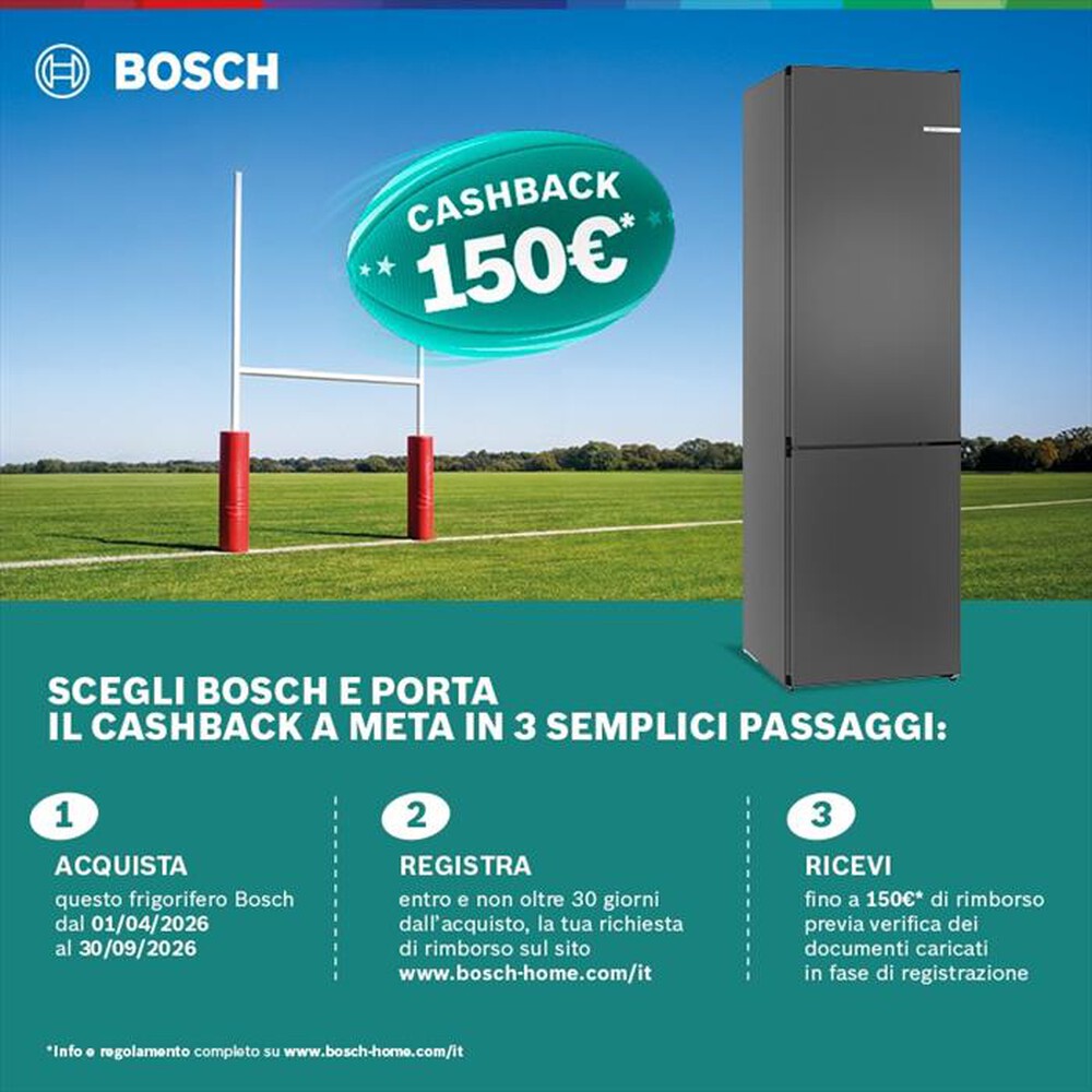 Immagine del prodotto BOSCH - KGN39OCAF FRIGORIFERO COMBINATO CLASSE A-Acciaio