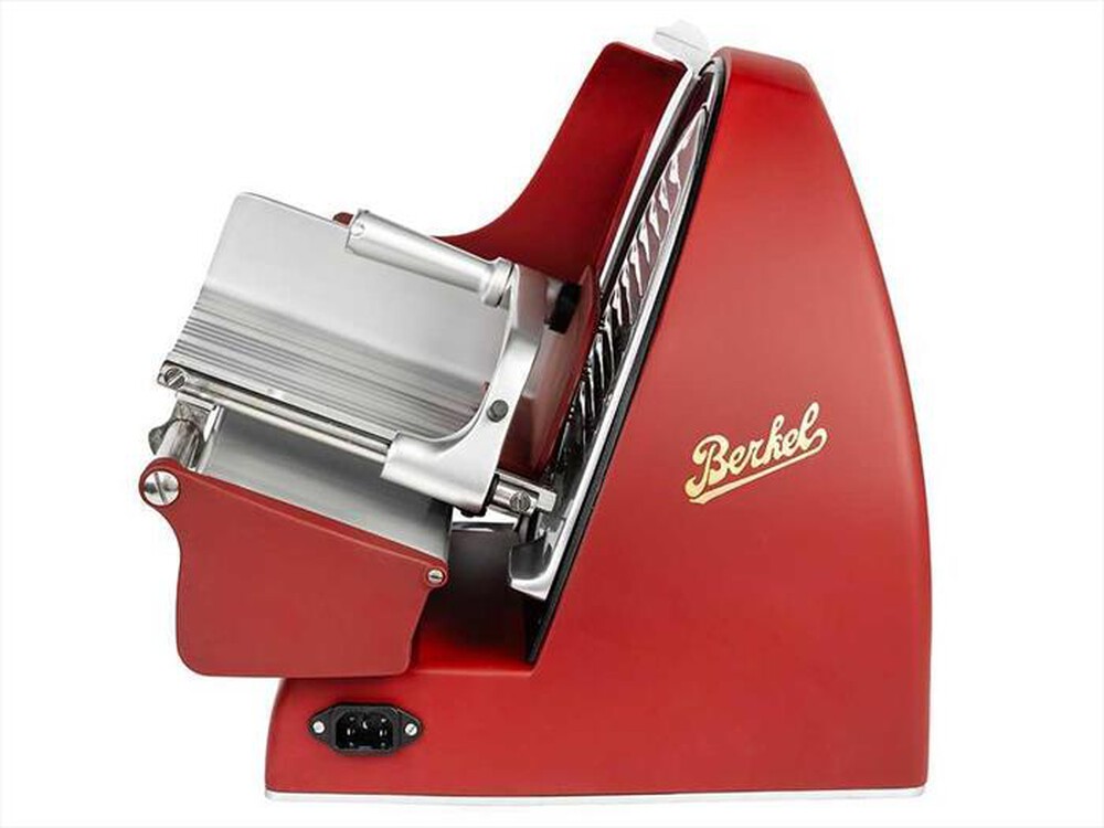 "BERKEL - Home Line Plus - Affettatrice con lama 250 mm-Rosso opaco"
