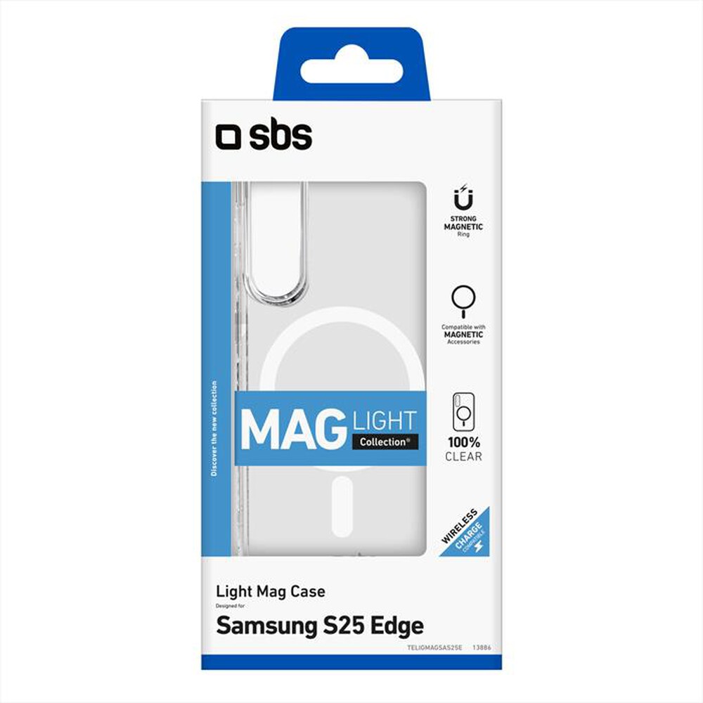 Immagine del prodotto SBS - Cover Light Mag Samsung S25 Edge TELIGMAGSAS25E-Trasparente