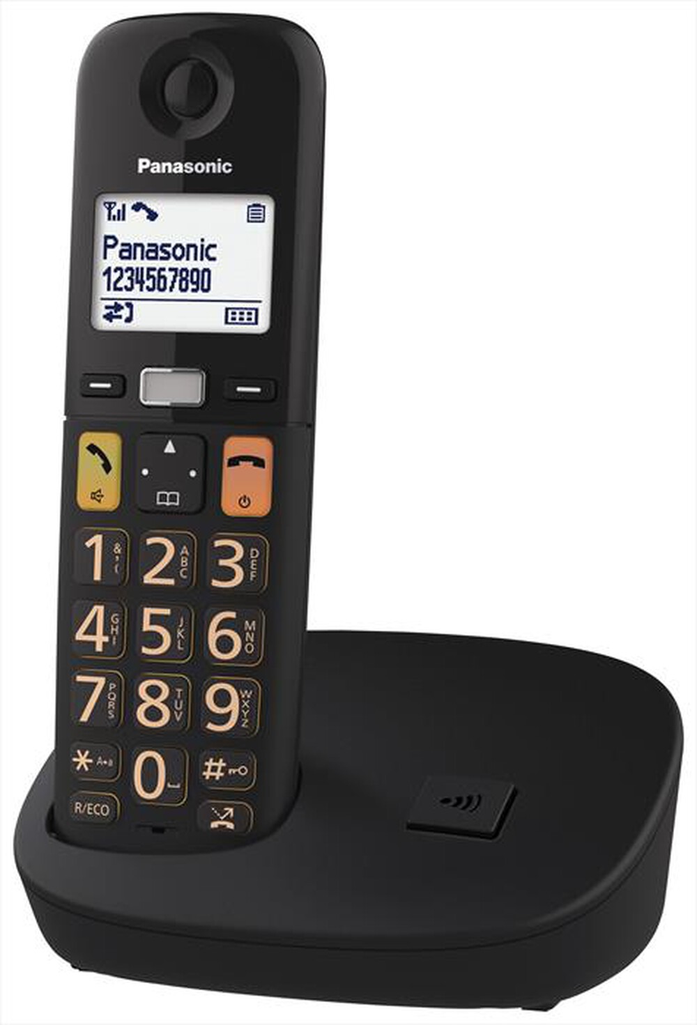 "PANASONIC - Cordless KX-TGU110EXB-Nero"