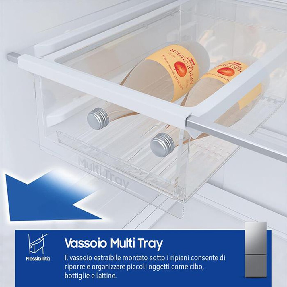 Immagine del prodotto SAMSUNG - Frigorifero combinato RB50DG602ES9EF Classe E-METAL INOX