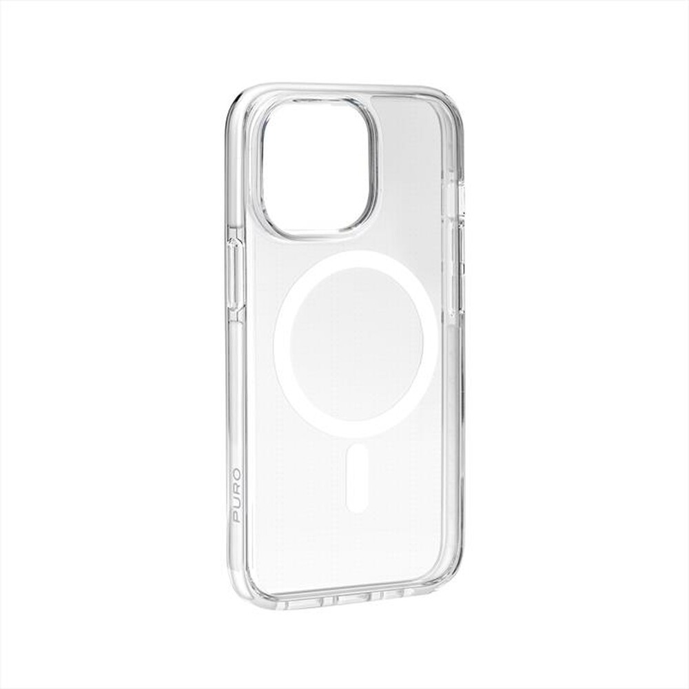 "PURO - Cover PUIPC15P67LITEMPWHI per iPhone 15 Pro Max-Trasparente"