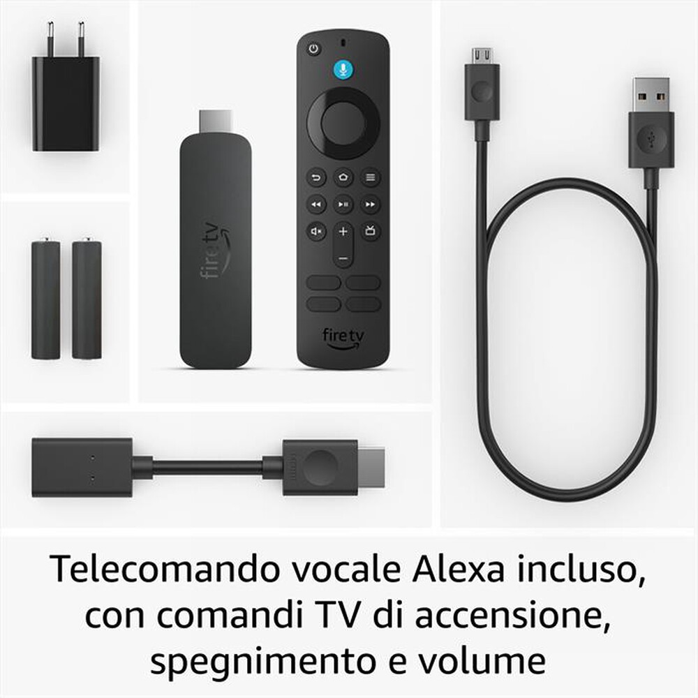 "AMAZON - NUOVO FIRE TV STICK 4K (2024)-Nero"