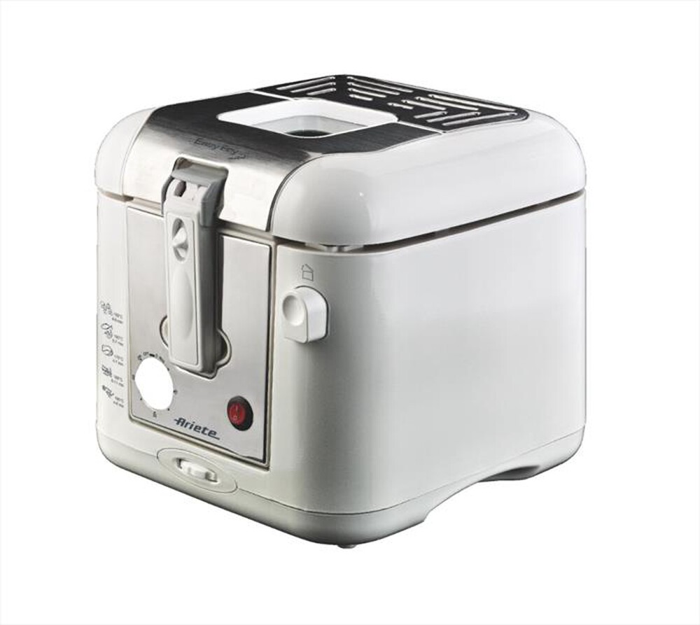 "ARIETE - 4612 Easy Fry Metal-bianco/metal"