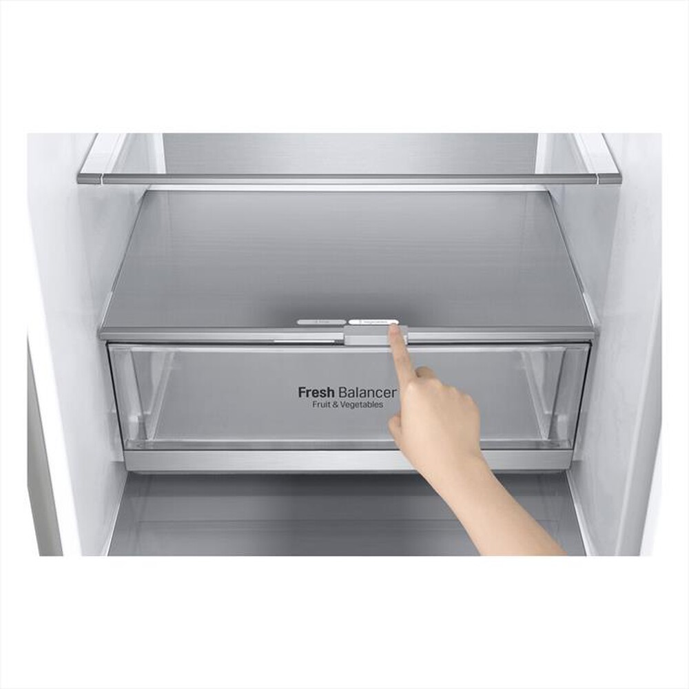 "LG - Frigorifero combinato GBB92MBB3P Classe A 381L-Argento"