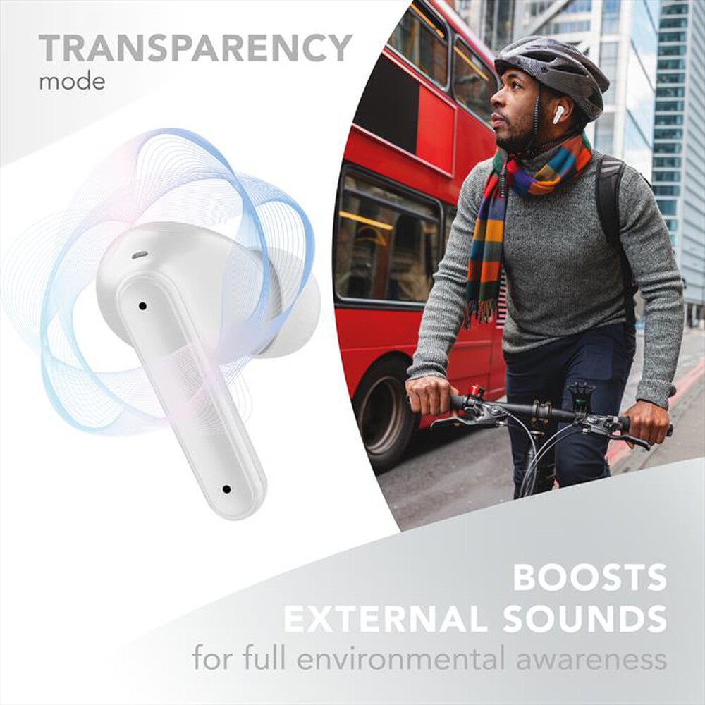 Immagine del prodotto MUSIC SOUND - Auricolari True Wireless con ANC NUMIA-Bianco