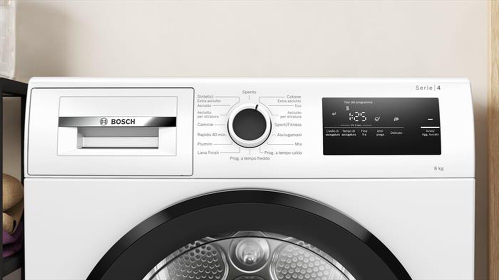 "BOSCH - Asciugatrice WTH85298II 8 Kg Classe A++-BIANCA"