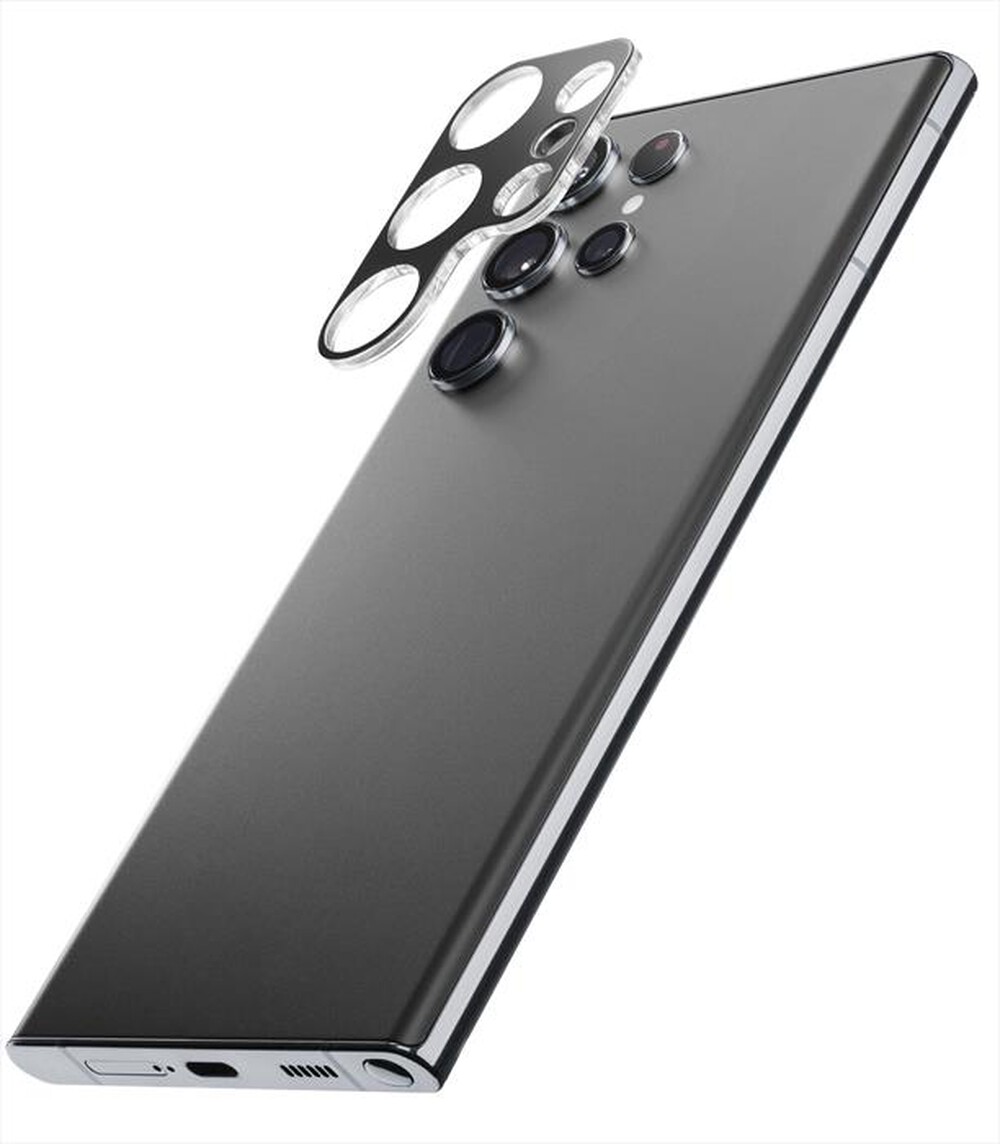 CELLULARLINE - Camera Lens CAMERALENSGALS24U per Galaxy S24 Ultra-Trasparente
