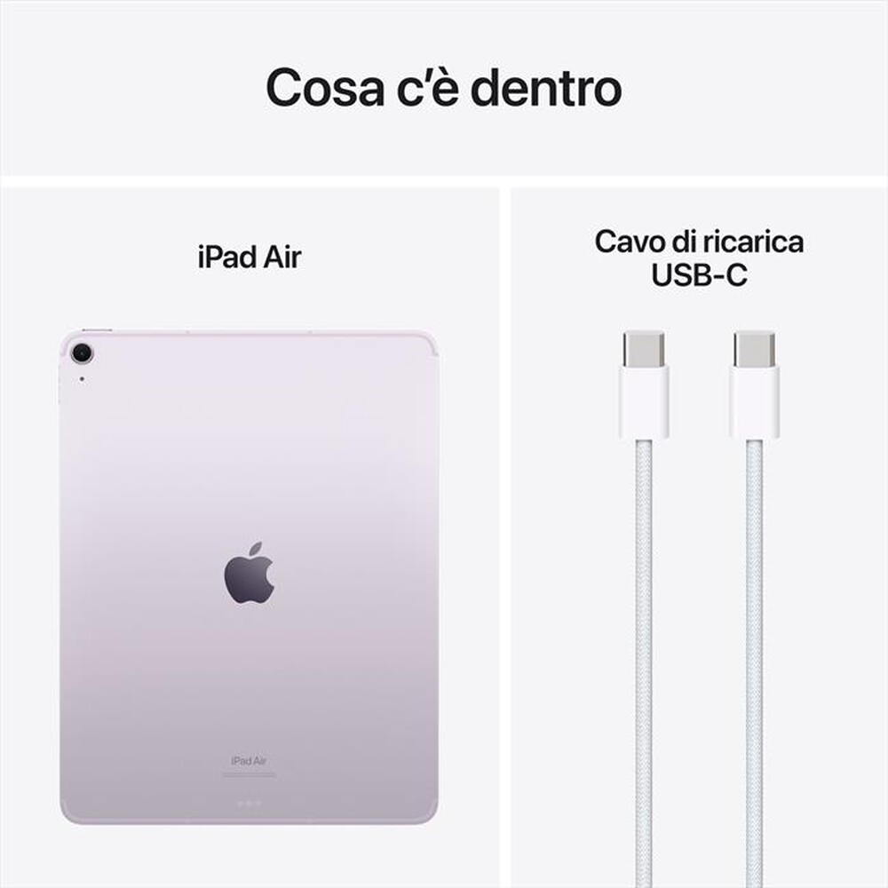 "APPLE - iPad Air 13'' Wi-Fi + Cellular 512GB-Viola"