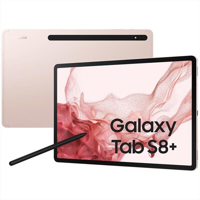 SAMSUNG - GALAXY TAB S8+ 5G 256GB-Pink Gold