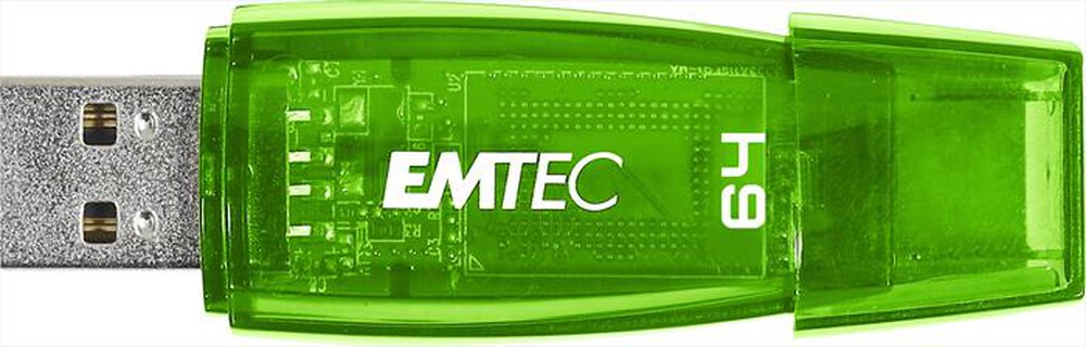 "EMTEC - COLOR MIX C410 64GB USB2.0-Verde"