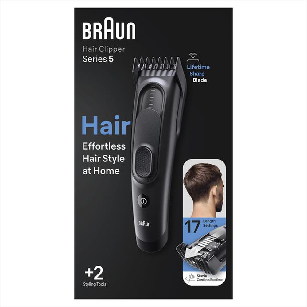 "BRAUN - Regola capelli HC5330-Matte Black"