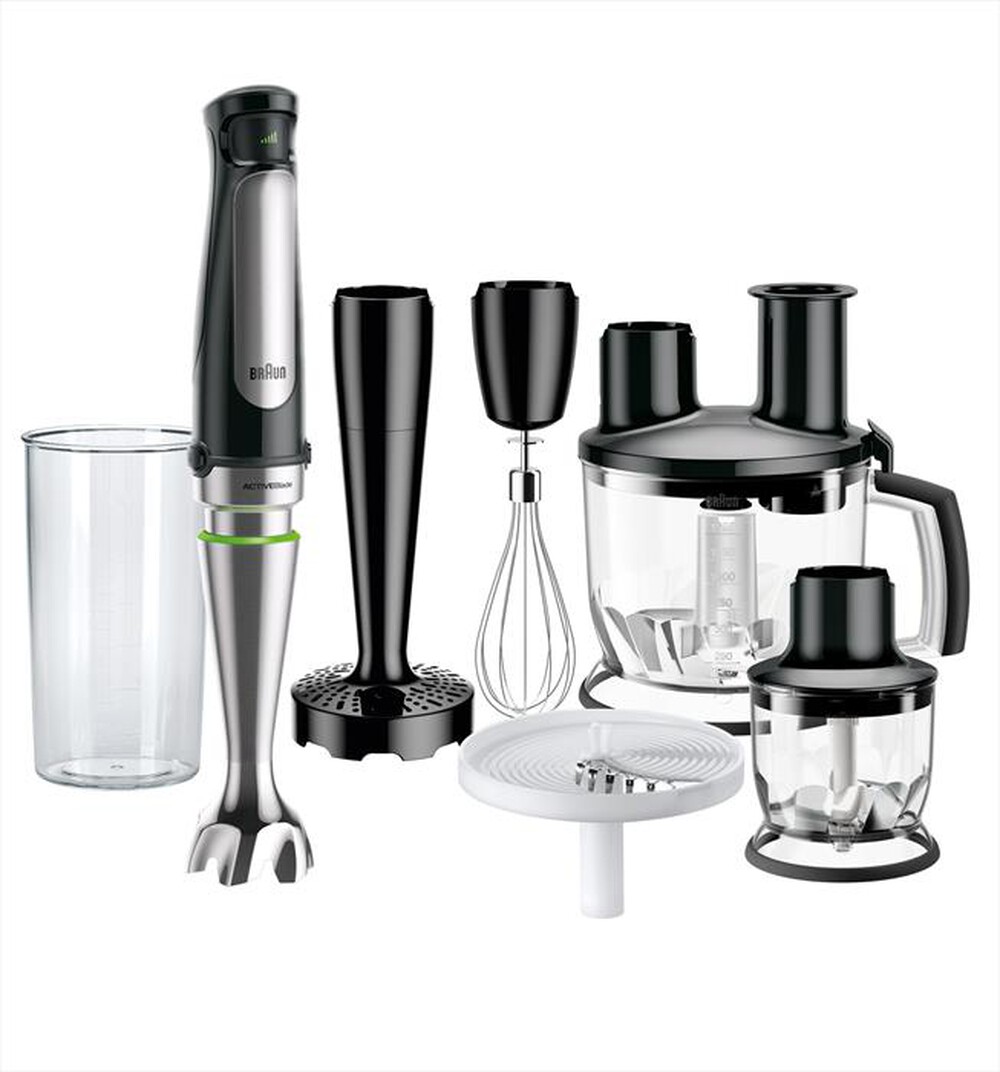 "BRAUN - Frullatore ad immersione MULTIQUICK 7 MQ7087X-Nero"