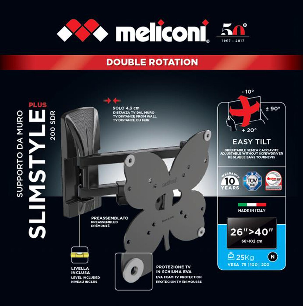 "MELICONI - 200 SDR-nero"