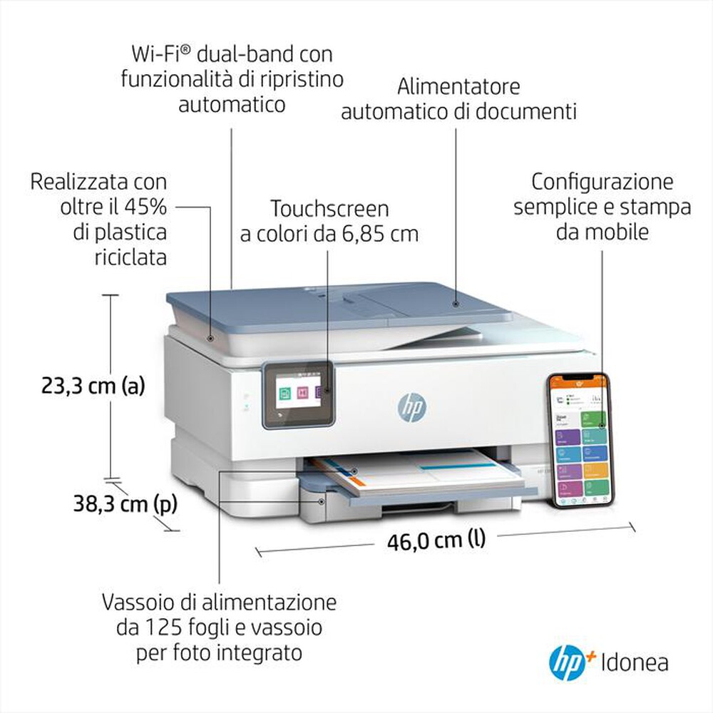 "HP - ENVY 7921E 3 MESI DI INCHIOSTRO CON HP+"