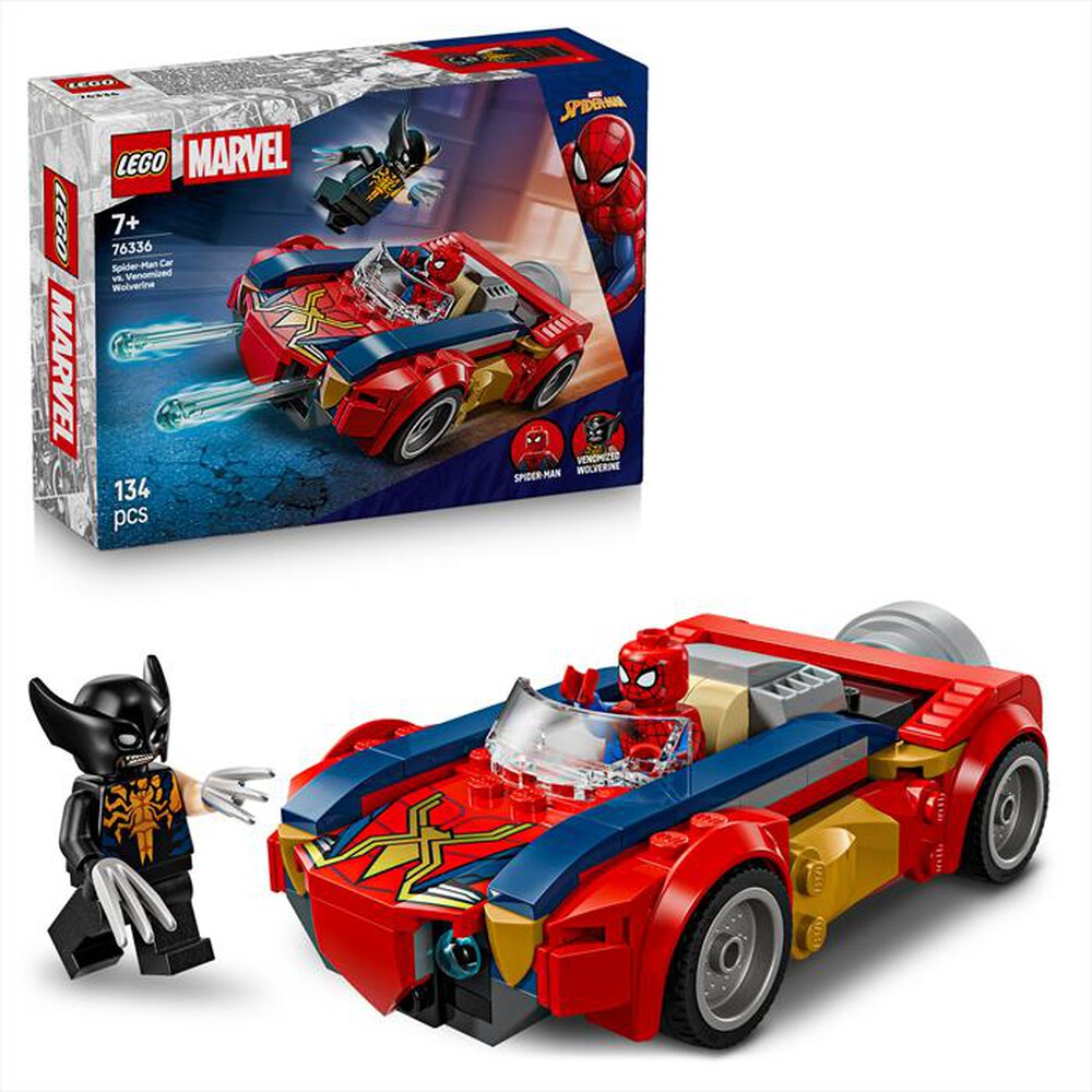 Immagine del prodotto LEGO - MARVEL AUTO SPIDERMAN VS VENOMIZED WOLVERINE 76336-Multicolore
