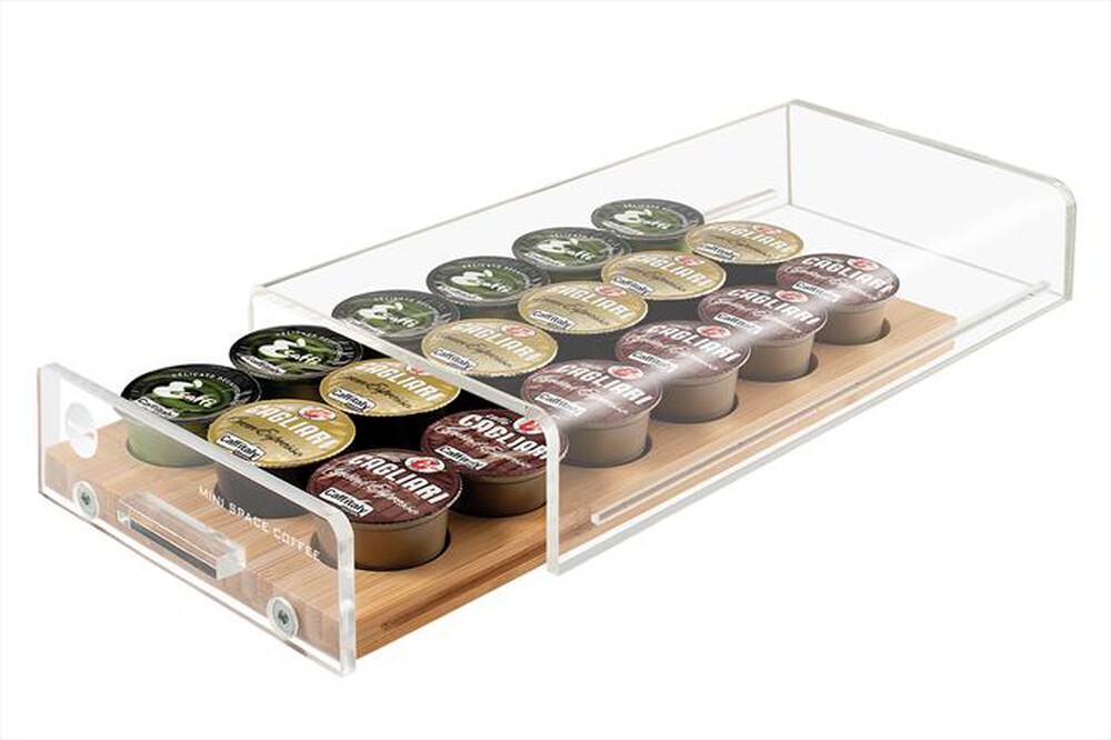 "MACOM - 836 DISPENSER 18 Universale-TRASPARENTE/LEGNO"