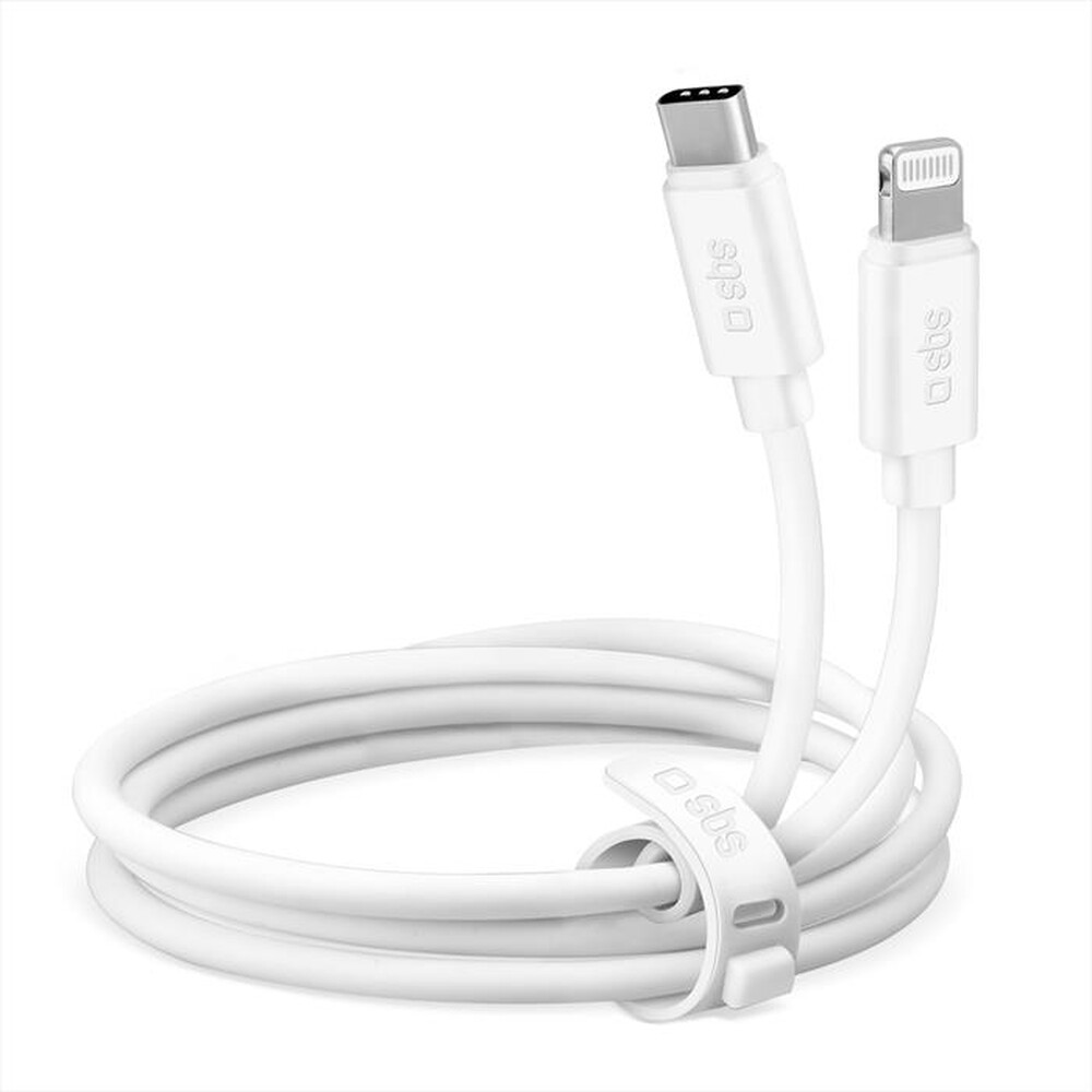 "SBS - Cavo Type-C a Lightning TECABLPOLOTCLIGW-Bianco"