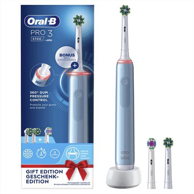 ORAL-B - Spazzolino elettrico ricaricabile PRO 3 3700-Blu