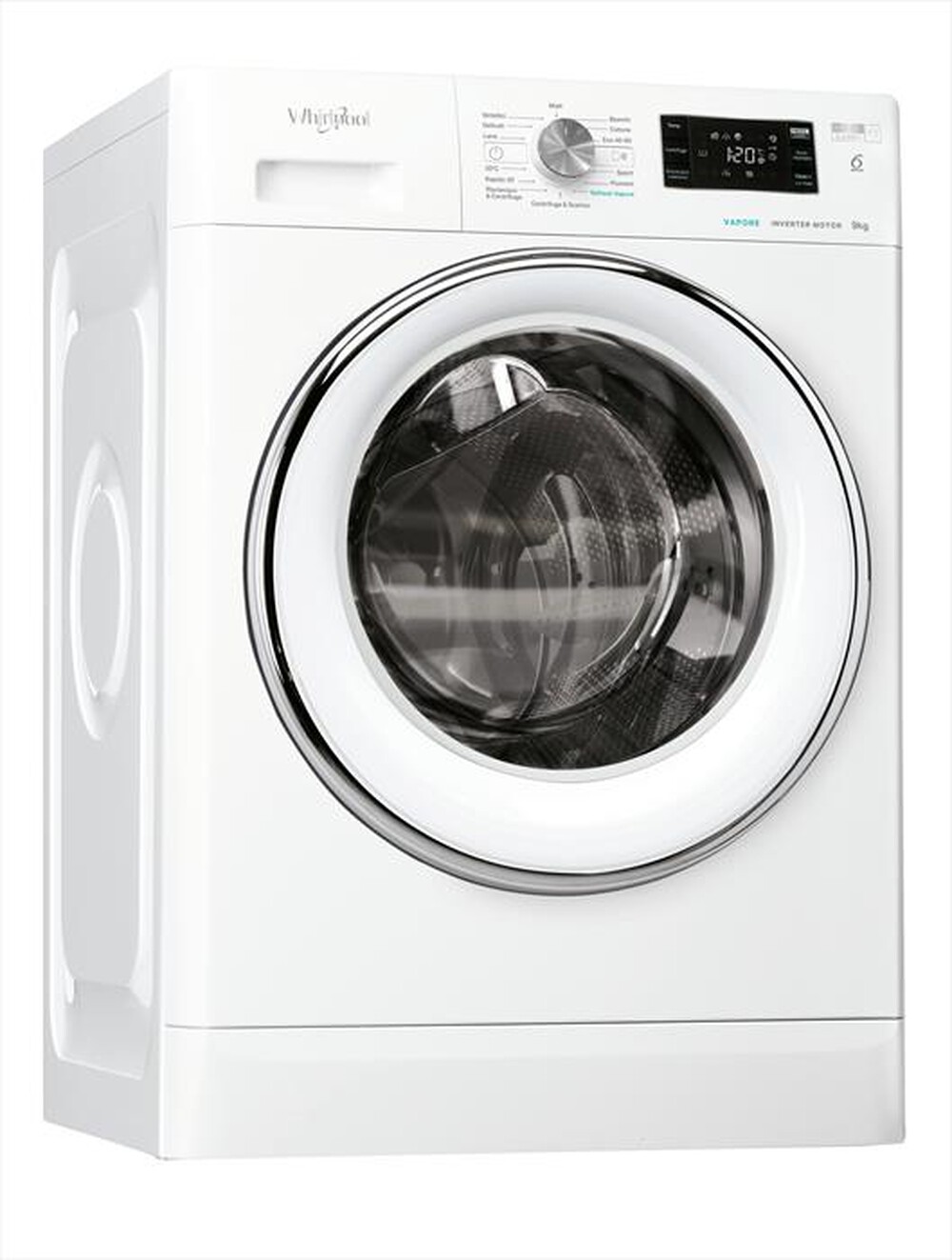 "WHIRLPOOL - Lavatrice FRESHCARE FFB 9258 CV IT 9 Kg Classe C-Bianco"