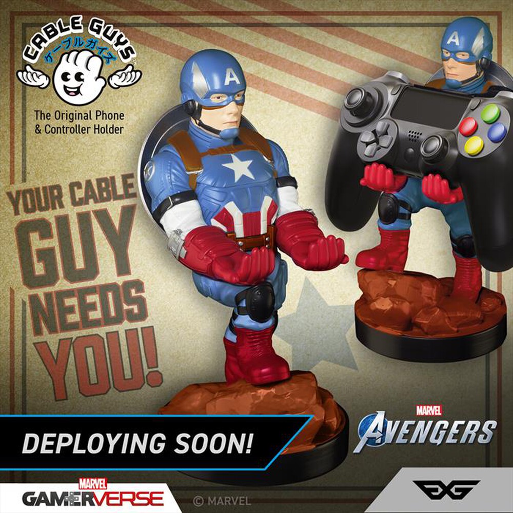 Immagine del prodotto EXQUISITE GAMING - CAPTAIN AMERICA CABLE GUY