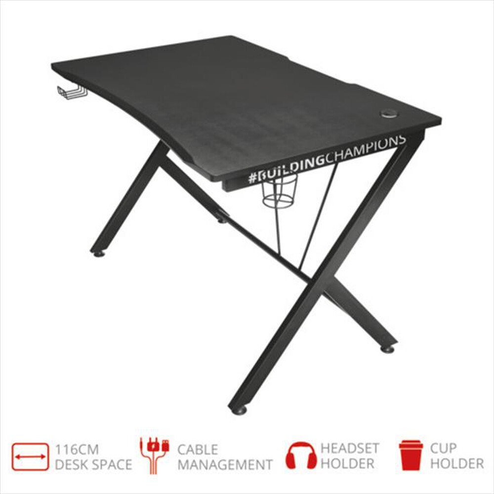 Immagine del prodotto TRUST - GXT711 DOMINUS GAM DESK-Black