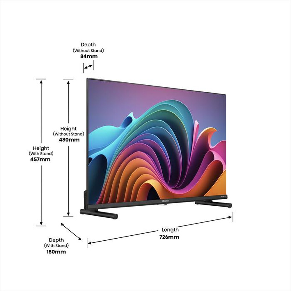 "HISENSE - Smart TV Q-LED FHD 32\" 32A59NQ-NERO"