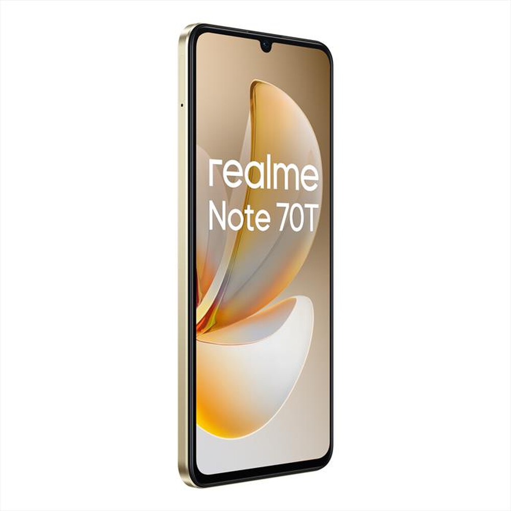 Immagine del prodotto REALME - Smartphone NOTE 70T (256GB 4GB)-BEACH GOLD