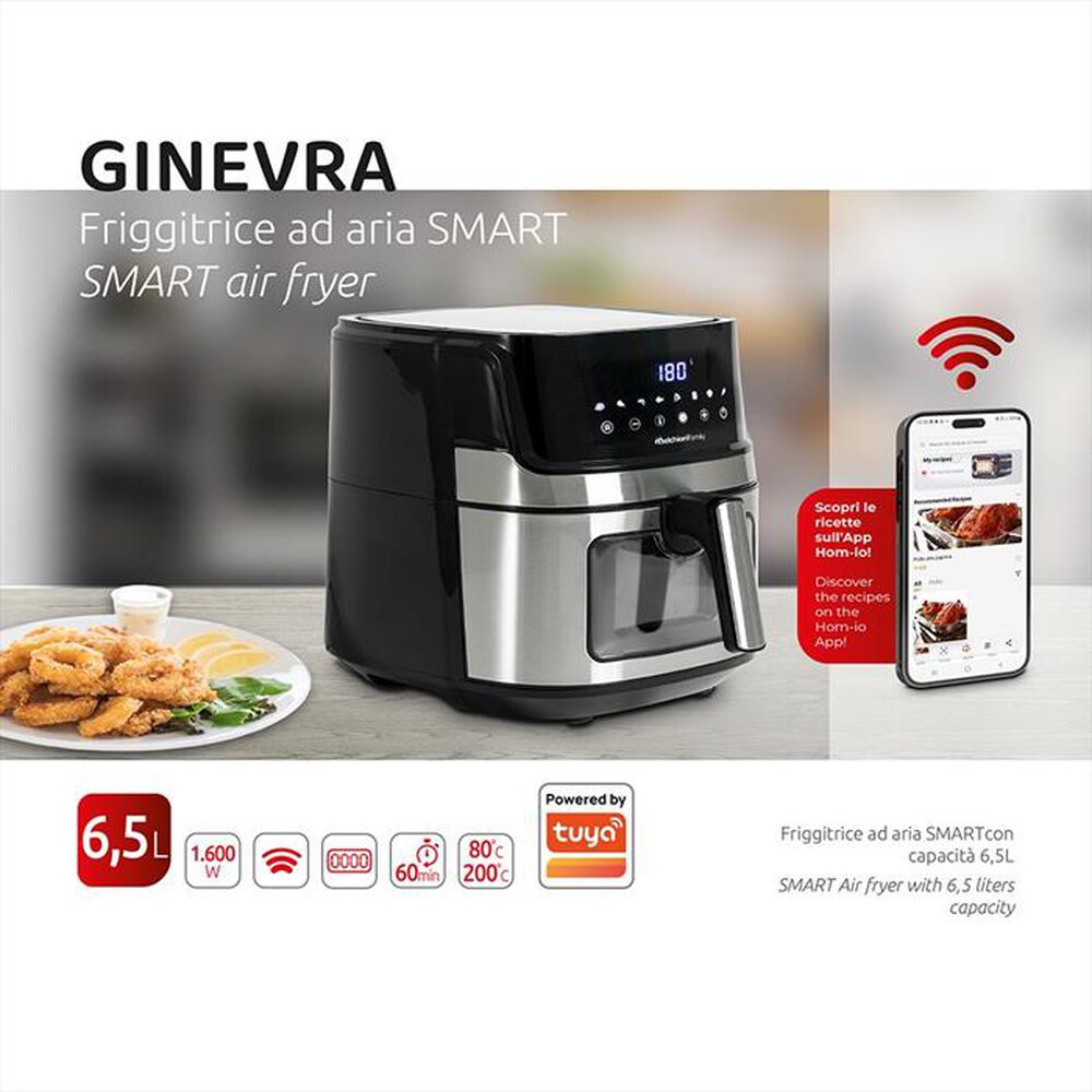 "MELCHIONI FAMILY - Friggitrice ad aria GINEVRA-nero"