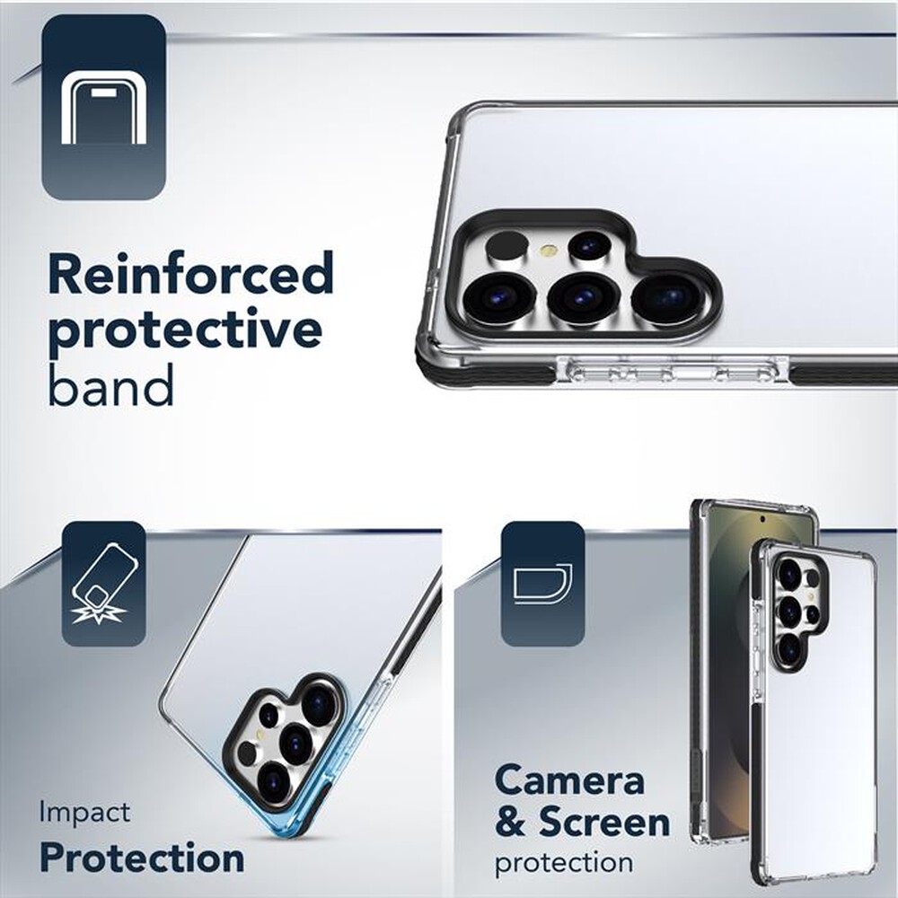 Immagine del prodotto CELLULARLINE - Cover TETRA FORCE STRONG GUARD - GALAXY S25 ULTRA-Black