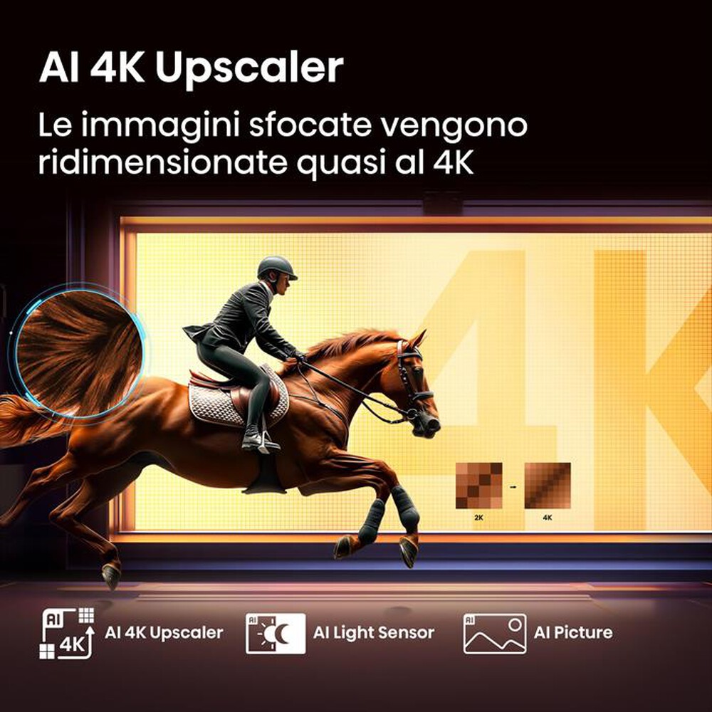 Immagine del prodotto HISENSE - Smart TV QLED 85" 4K QLED 85E79Q-NERO