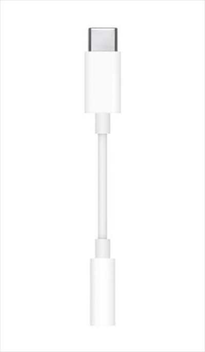 APPLE - USB-C to 3.5 mm Headphone Jack Adapter-Bianco